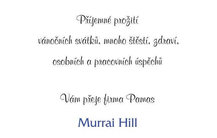 font novoročenky murai hiil