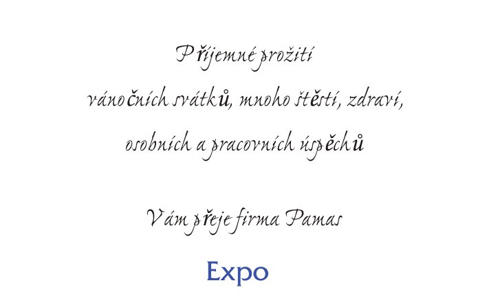 font novoročenky expo