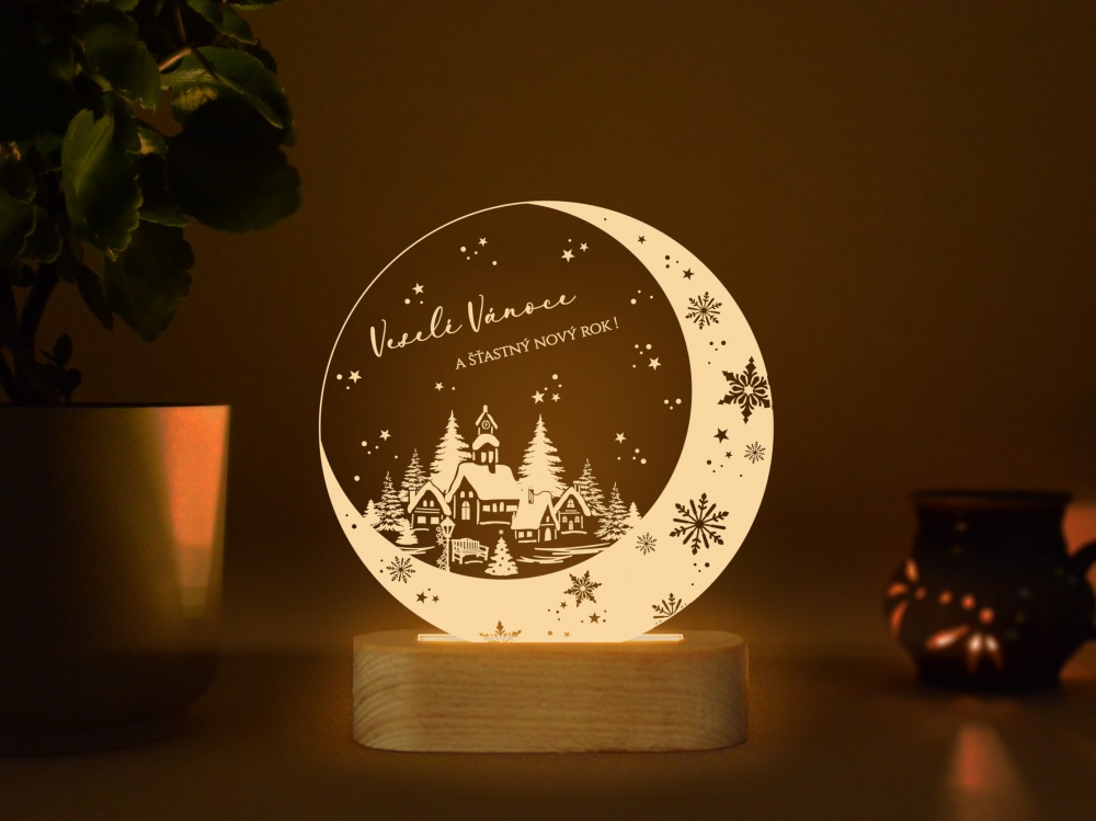 vánoční měsíc LED33