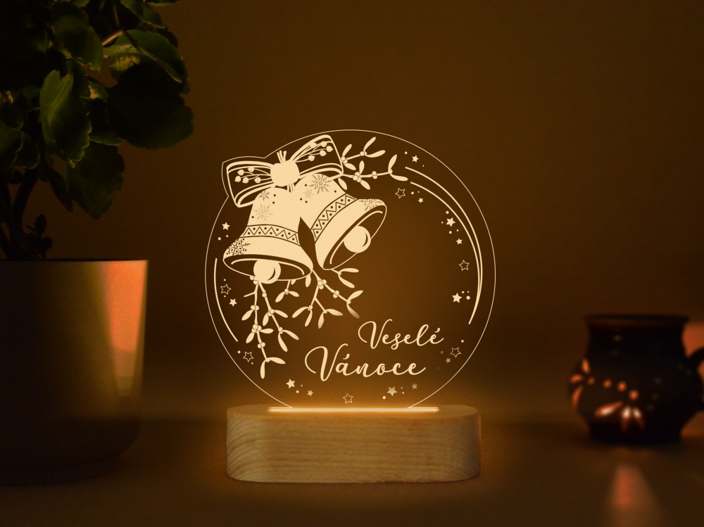 vánoční zvončeky LED34
